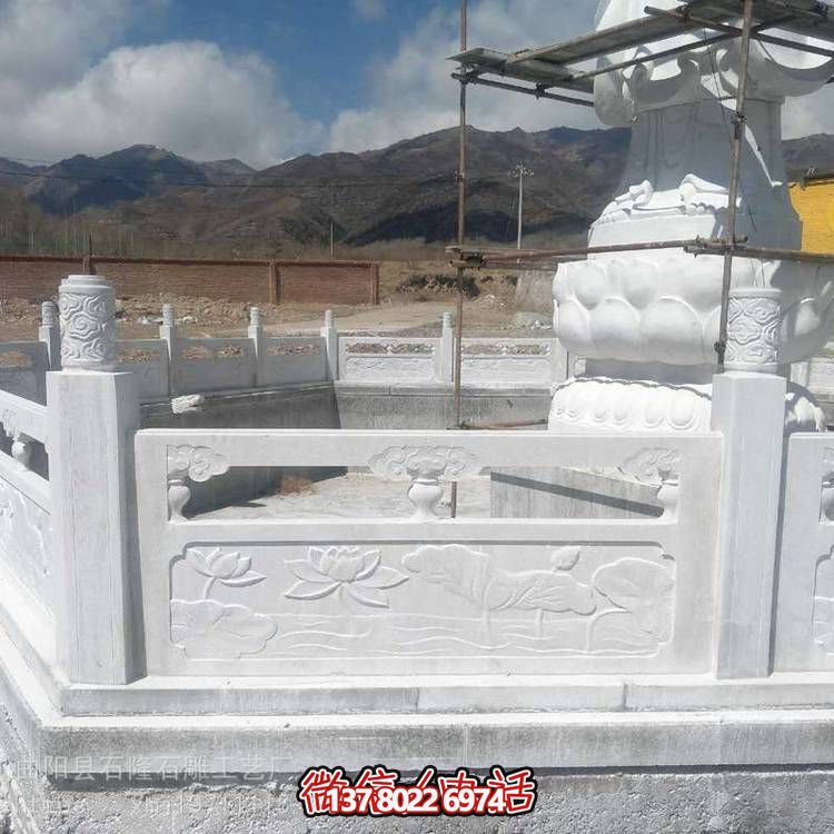 大理石欄桿雕塑，為公園、戶外景區增添優雅氣質