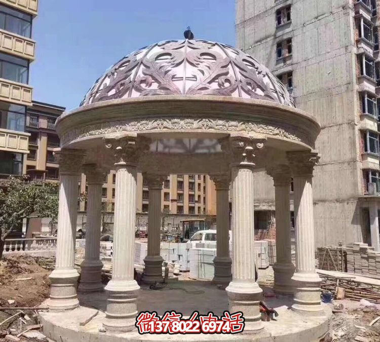 歐式羅馬涼亭，營(yíng)造優(yōu)雅小區(qū)花園