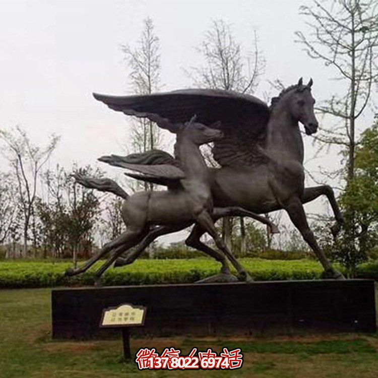 廣場(chǎng)戶外創(chuàng)意銅雕馬