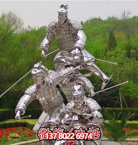 園林景區(qū)創(chuàng)意古代不銹鋼滑雪人物主題雕塑 園林景區(qū)創(chuàng)意古代不銹鋼滑雪人物主題雕塑
