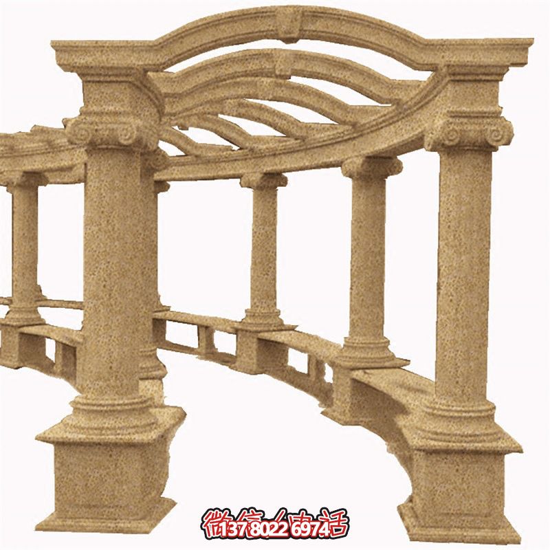 小區花園擺放花崗巖歐式花架羅馬柱涼亭休閑座椅 小區花園擺放花崗巖歐式花架羅馬柱涼亭休閑座椅