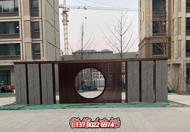 詠華園小區大門景墻 詠華園小區大門景墻